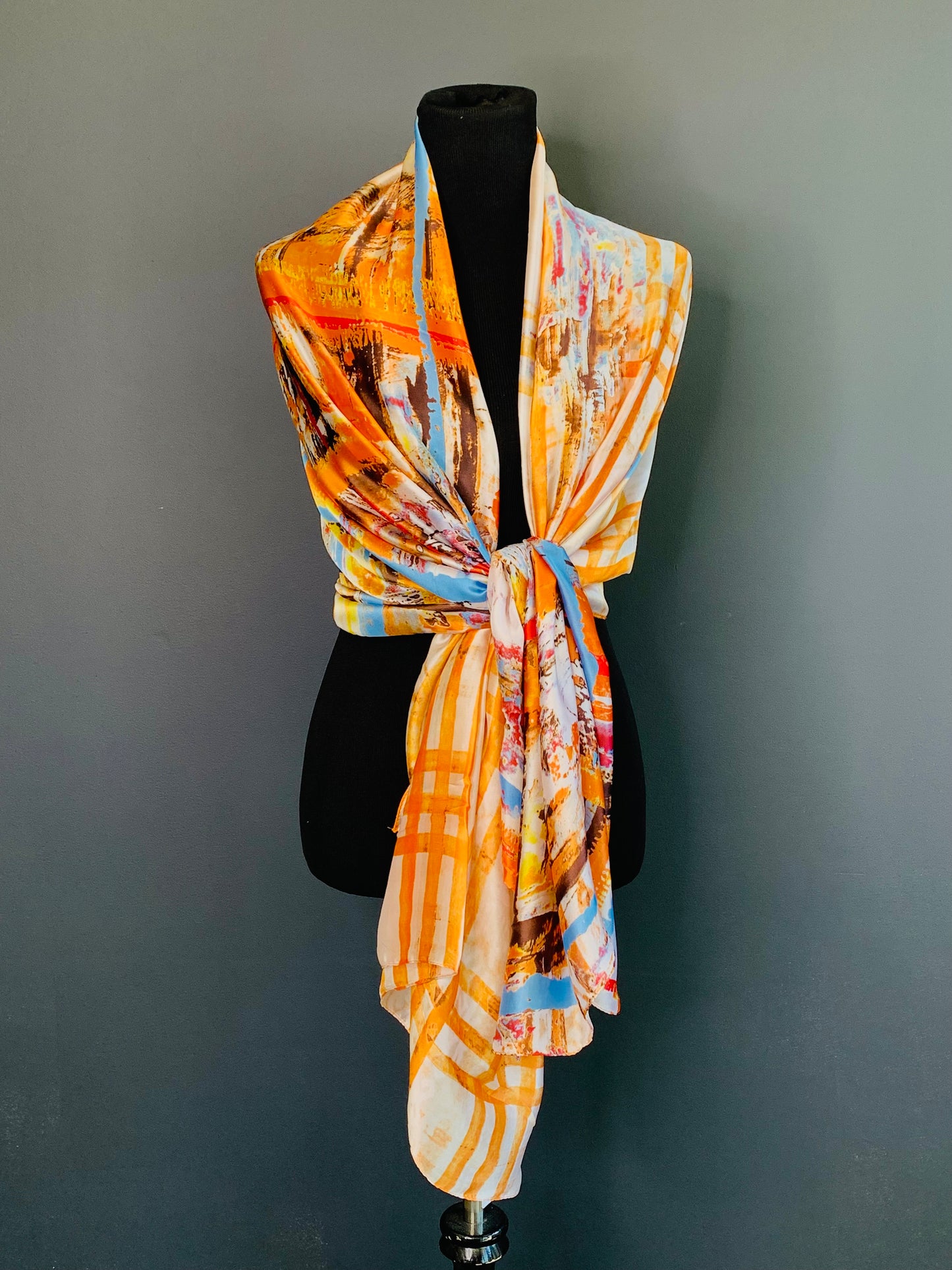 Multi Colored Silk Scarves