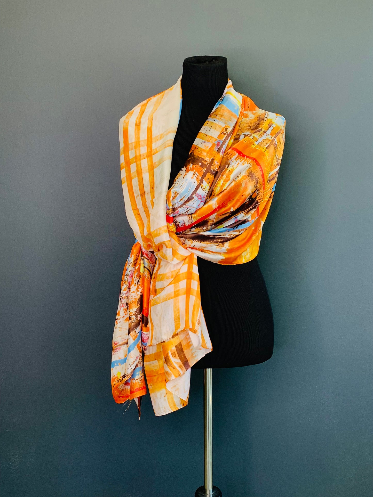 Multi Colored Silk Scarves