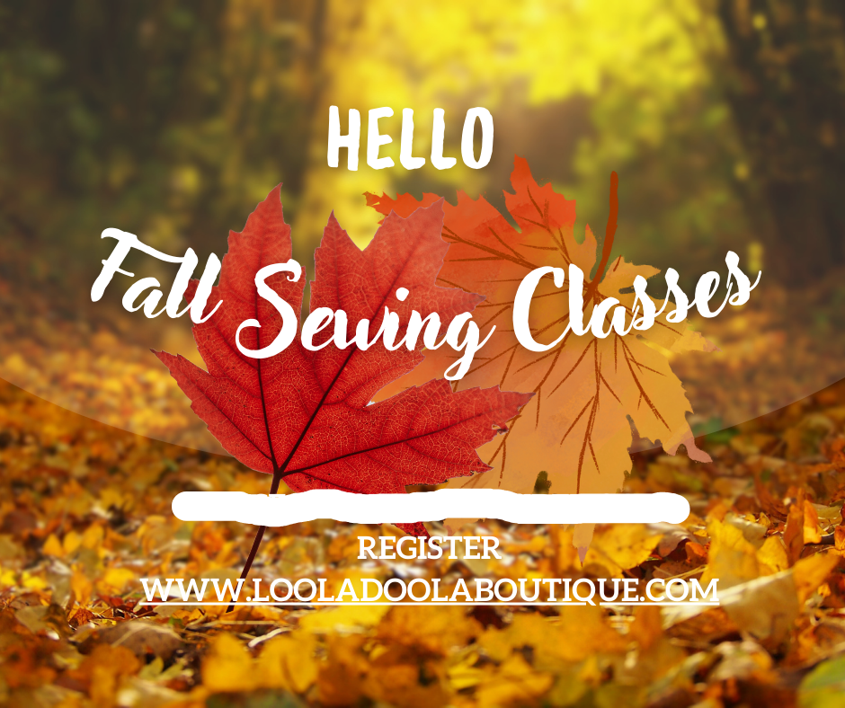 FALL SEWING