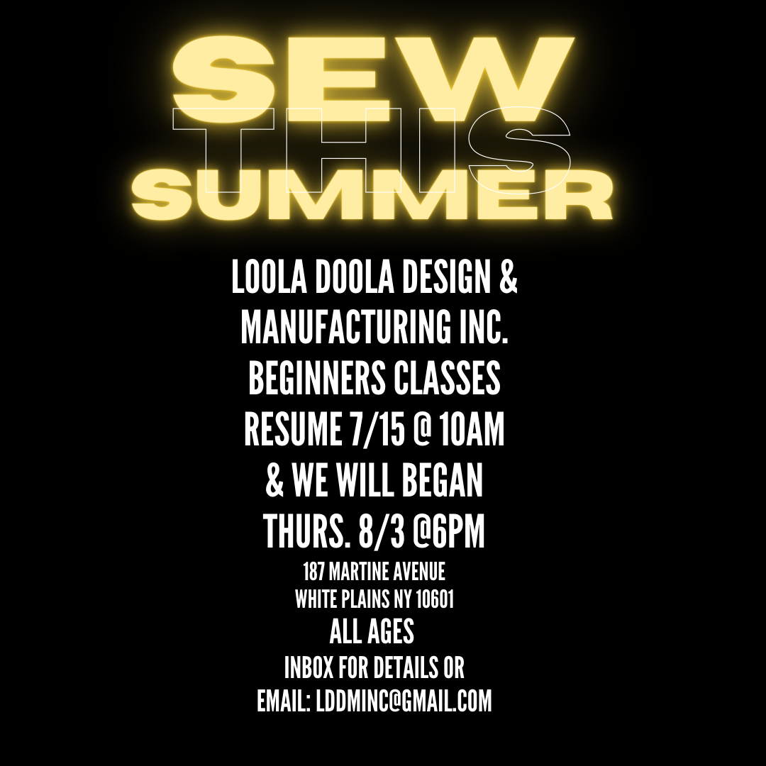 Summer Sewing Class