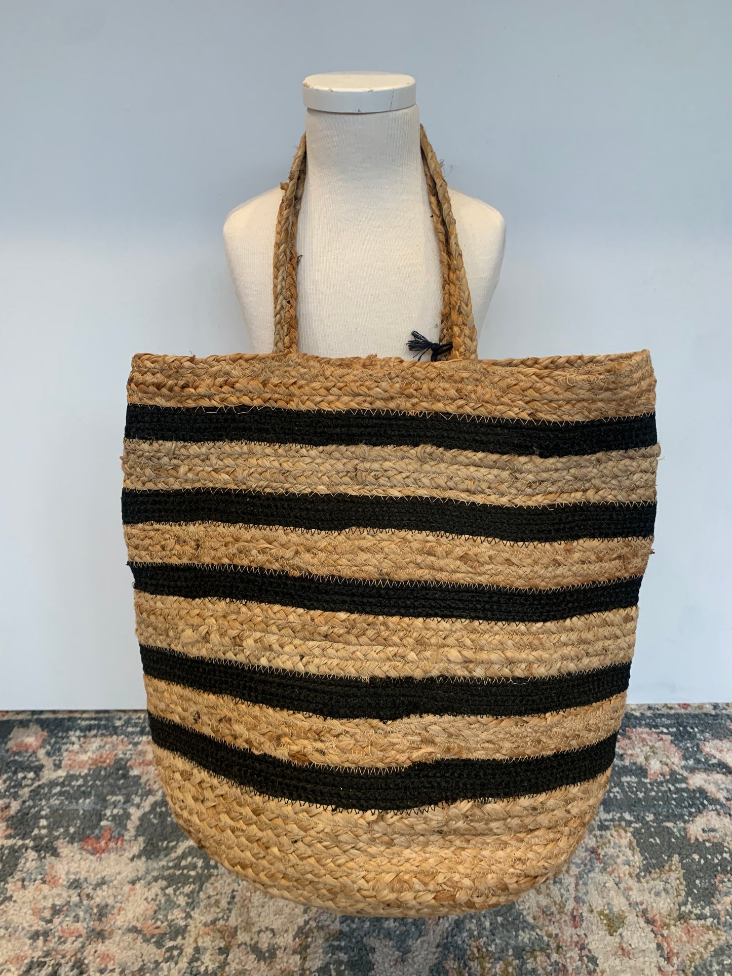 Large Jute Straw Bag