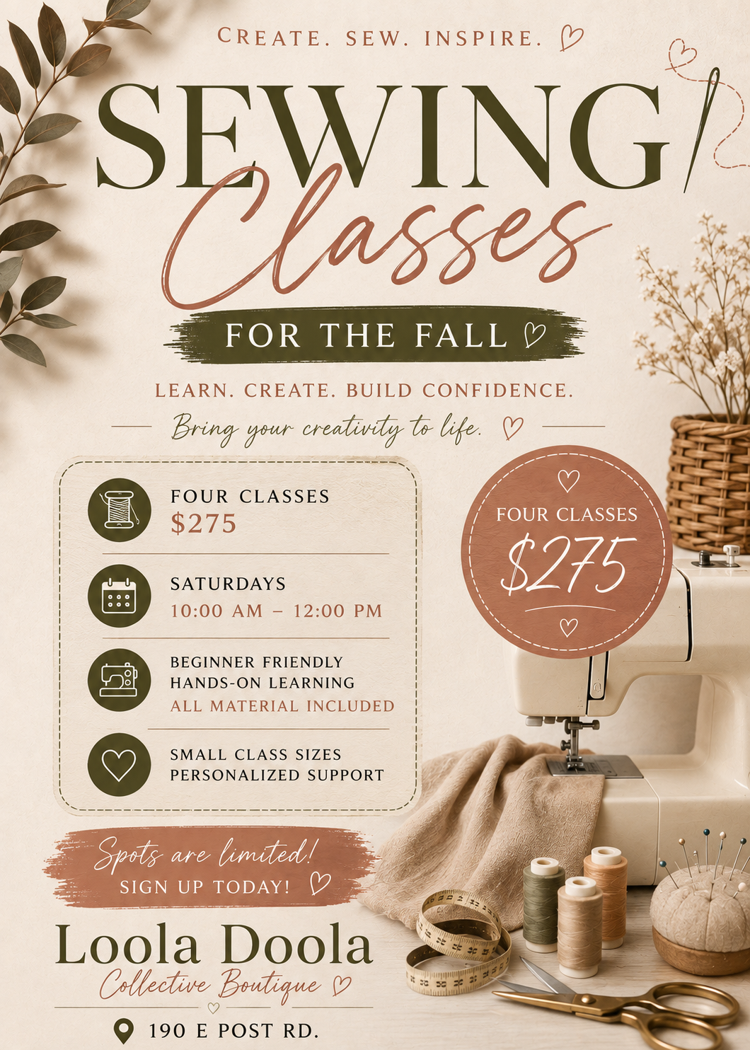 FALL SEWING