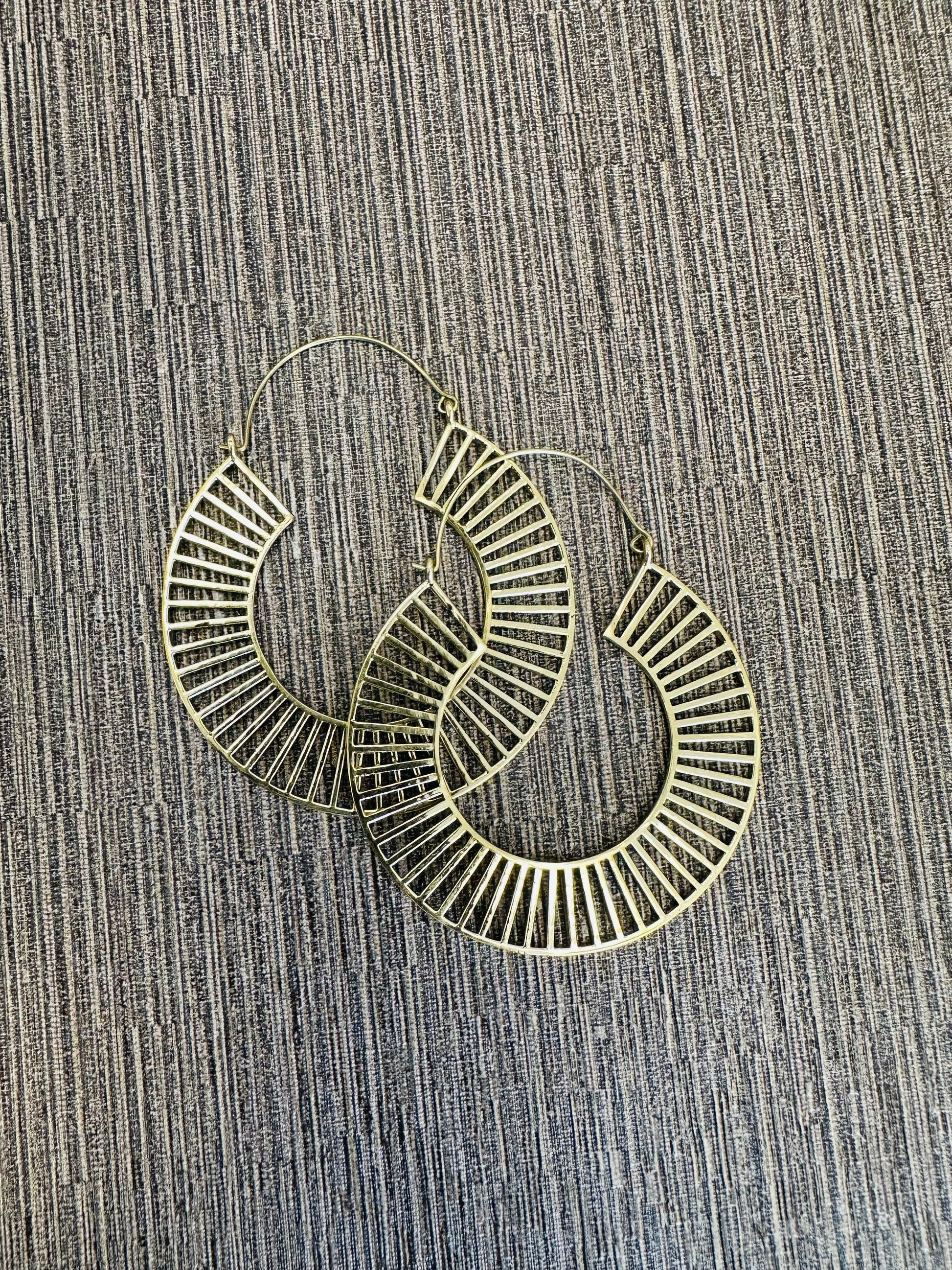 Large Double Hoops
