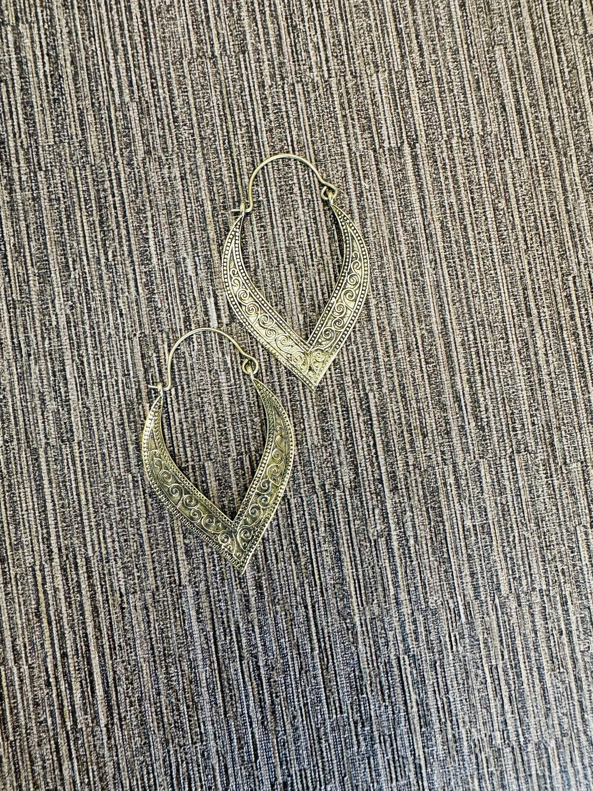 Gold Heart Shaped