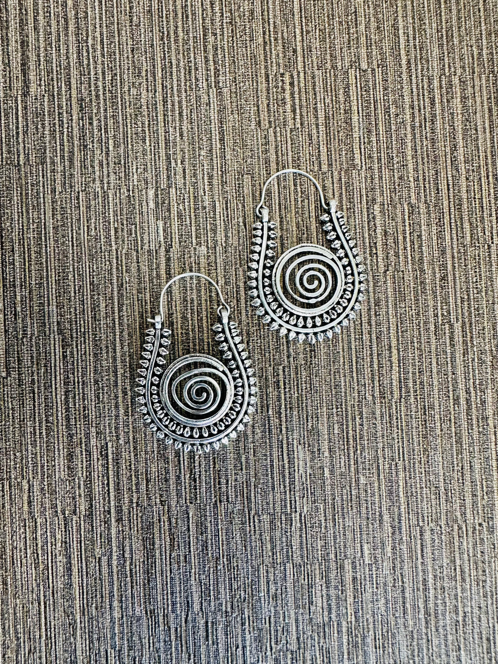 Gold Circular Hoops