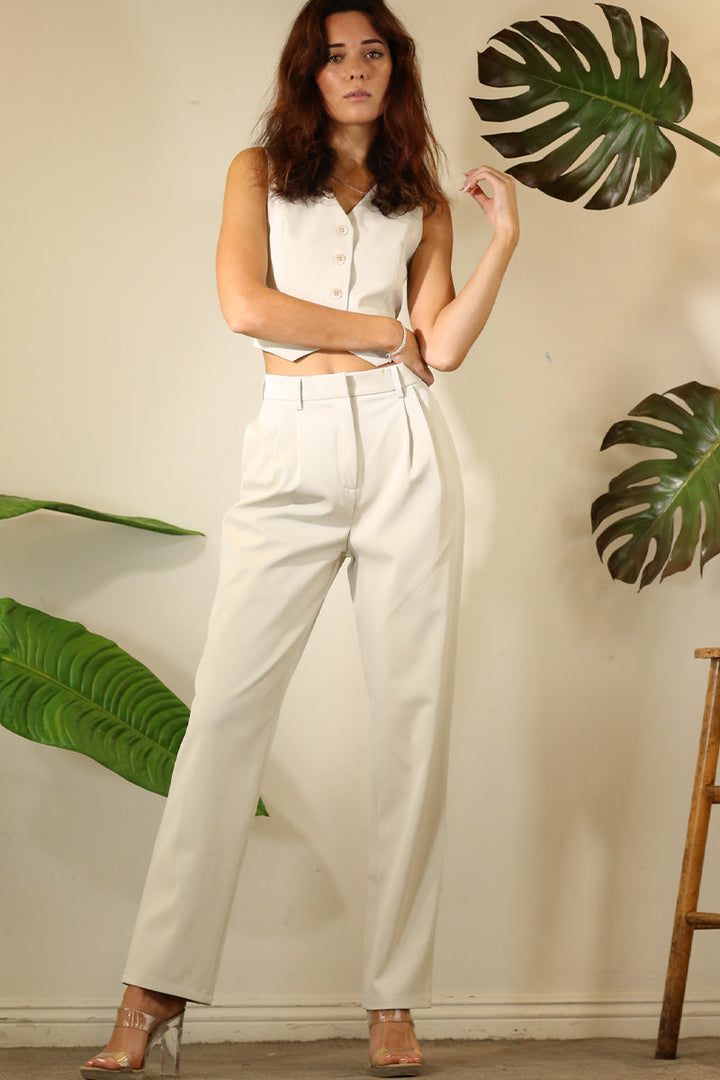 Cream Faux Leather Pants – Loola Doola Boutique